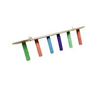 FewNvWa Soporte de Madera para Perros Y Juguetes de Aves con Escalera para Parrots, 6 Nivel