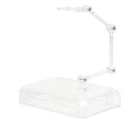 FewNvWa Soporte para Figuras de Acción con Base Estable, Soporte para Modelos, Presentación Versátil Y Práctico Compartimento de Almacenamiento para Exhibició, Transparente