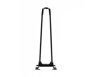 FewNvWa Soporte Plegable Patas Metálicas Función Rebatible Protección Piso Iron para Escritorios Plegables Muebles DIY Interiores Modernos Habitaciones Pequeñas, Negro, H60cm D7mm