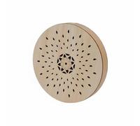 FewNvWa Tambor de Meditación Tambor de Agua Accesorio para Mindfulness Diseño Artístico Madera Natural Adecuado para Terapia Meditación Decoración Interior Estudio Musical