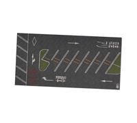 FewNvWa Tapete de Estacionamiento a Escala 1/64, Tapete de Escena de Garaje para Modelos de Autos, Líneas de Estacionamiento en Miniatura Enrollables