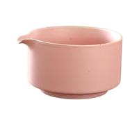 FewNvWa Tazón Matcha Recipiente Tradicional para Té Verde Japonés Hecho a Mano en Cerámica Duradera con Boquilla Vertedora Adecuado para Regalo Casa, Rosa, tal como se describe