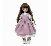 FewNvWa Vestido Bjd para Muñeca con Diseño Moderno y Aplicaciones Pequeñas Ropa de Muñeca Accesorio de Juguete Look Renovado Adecuado para Colección Juego , Aa-25