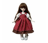 FewNvWa Vestido Bjd para Muñeca con Diseño Moderno y Aplicaciones Pequeñas Ropa de Muñeca Accesorio de Juguete Look Renovado Adecuado para Colección Juego , Aa-21