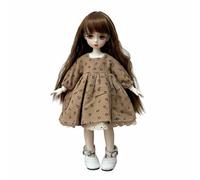 FewNvWa Vestido Bjd para Muñeca con Diseño Moderno y Aplicaciones Pequeñas Ropa de Muñeca Accesorio de Juguete Look Renovado Adecuado para Colección Juego , Aa-24