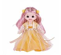 FewNvWa Vestido Tradicional Muñeca Traje Ropa Accesorio Inspiración Princesa China con Bordados y Lazos Adecuado para Coleccionistas Juego Imaginativo Decoración de Espacio Regalo , Estilo 2