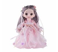 FewNvWa Vestido Tradicional Muñeca Traje Ropa Accesorio Inspiración Princesa China con Bordados y Lazos Adecuado para Coleccionistas Juego Imaginativo Decoración de Espacio Regalo , Estilo 5
