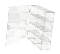 FewNvWa Vitrina para Coches de Metal Fundido a Escala 1/64 con 8 Compartimentos, Cubierta Antipolvo Y Protección para Almacenamiento.
