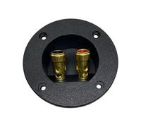fexxkg Conectores de abrazadera de resorte redondos de 75/82/90 mm, cobre libre de oxígeno para mejorar el sonido OFC Coppers Binding Post