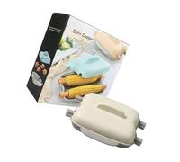 fexxkg Eficiente vaporizador de maíz de polipropileno para microondas que cocina maíz fresco en cuestión de minutos, ideal para cocinas pequeñas y dormitorios, apartamentos y equipos de cocina