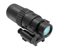 Feyachi 1.5X - 5X Ampliador de punto rojo con zoom para Absolute Co-Witness Red Dot Visor reversible Se adapta a los rieles Picatinny