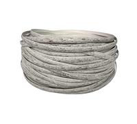 Feyart Tira de ratán de polietileno de gris claro de 8,5 mm y 55 m para reparación de muebles de ratán al aire libre, mimbre de plástico para restauración de muebles de patio