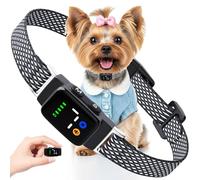 Feycig Collar Antiladridos para Perros - Collar Adiestramiento con 7 Niveles de Sensibilidad Ajustables, Recargable 3 Modos de Eficiente, Impermeable IP67 Cuello Perros Pequeños y Grandes (Gris)