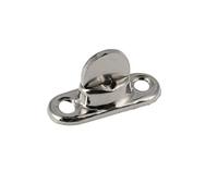 Fez giratoria galvanizado (Base 2 mm de alto) (rosca) para capota o protección de la rodilla apto para techo duo 4/1