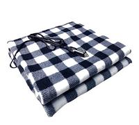 FEZBD 145 * 100Cm Eléctrica 12V Calentó El Amortiguador De Ahorro De Energía Caliente Manta De Invierno Cubierta De Accesorios del Coche,Gris