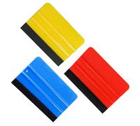 Fezf 3 PCS espátula de limpieza espátula vinilo espatulas raspador manual de polvo de masilla espátula masilla coche carroceria juego de espátulas