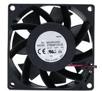 FFB0812SHE 8038 Thick DC Fan, DC12V 0.87A High Speed Heavy Load 2-Wire Industrial Fan