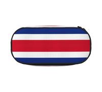 FFCVZAA Estuche de viaje con estampado de bandera de Costa Rica, bolsa de maquillaje para estudiantes, artículos esenciales de aseo, Black, Talla única, Organizador de bolsas