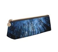 FFCVZAA Estuche para lápices con estampado de cielo nocturno estrellado, para escuela, universidad, oficina, niños y niñas, suministros de estudio
