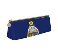 FFCVZAA Estuche para lápices con estampado de la bandera del estado de Kansas State, estuche para bolígrafos, escuela, universidad, oficina, niños y niñas, suministros de estudio