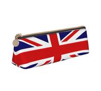 FFCVZAA Estuche práctico con estampado de bandera del Reino Unido, estuche para bolígrafos, escuela, universidad, oficina, niños y niñas, suministros de estudio