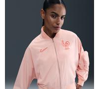 FFF Essential Chaqueta bomber de fútbol oversize Nike - Mujer - Rosa S (EU 36-38)