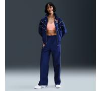 FFF Windrunner Pantalón de fútbol de tejido Woven y talle alto Nike - Mujer - Azul XS (EU 32-34)