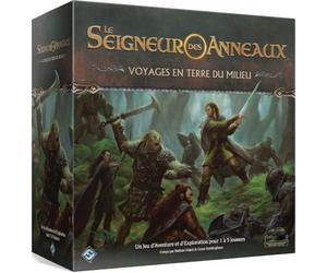 FFG - Le Seigneur des Anneaux - Voyages en Terre du Milieu (Edition 2022) - Jeu de Société - Age : 14 + - 1 à 5 Joueurs - Durée : 60 Min - Versión Francesa
