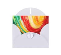 FFGhjk Tarjeta de felicitación blanca con estampado de tormenta tropical (con sobre), 15 x 10 cm, perfecta para Acción de Gracias, cumpleaños, bodas, fiestas de vacaciones