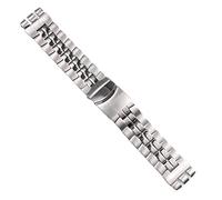 FFHAO Correa clásica de acero inoxidable de 26 x 24 mm para reloj Swatch para hombre, pulsera de metal, 26mm, Ágata