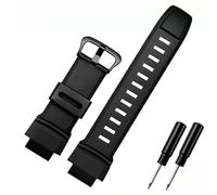 FFHAO Correa de muñeca de goma para Casio PROTREK PRG-260/270/550/250 PRW-3500/2500/5100 de repuesto, correa negra de silicona de 18 mm, 18mm, Agate