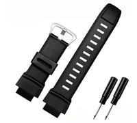 FFHAO Correa de muñeca de goma para Casio PROTREK PRG-260/270/550/250 PRW-3500/2500/5100 de repuesto, correa negra de silicona de 18 mm, 18mm, Agate