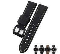 FFHAO Correa de reloj de fibra de carbono de 24 mm para Panerai pam01661/00441 correas de reloj para hombres accesorios, 24mm, Agate