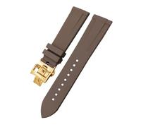 FFHAO Correa de reloj de goma fluorada de 20 mm, 21 mm, 22 mm, para Vacheron Constantin, color rojo, azul y negro, impermeable, suave correa de reloj, 20mm, Agate