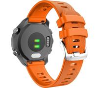 FFHAO Correa de silicona para reloj Forerunner 245, correa de reloj de liberación rápida de 20mm, Compatible con Venu 2 Plus/SQ/Vivoactive 3/Forerunne 645(Orange)