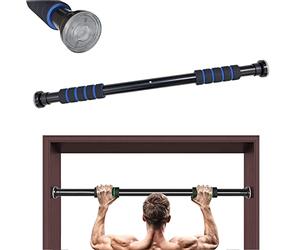 FFitnes FFitness - Barra de dominadas de Puerta Unisex para Adultos, Negro y Gris, única