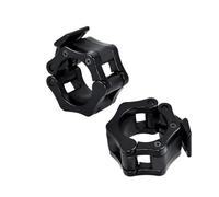 FFitness Abrazaderas para Barra olímpica 50 mm 2 Piezas Collares de liberación rápida Clip de Cierre fermapesi Barra olímpica Levantamiento Pesas