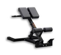 FFitness - Banco de silla romana multifunción para hiperextensiones Crunch Tricipiti Dips inclinación, altura ajustable y plegable