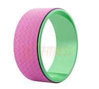 FFITNESS, Body Dharma Yoga Wheel | Anillo de entrenamiento para pilates Fitness Workout Gym Ginnastica Unisex Adulto, Rosa, Único