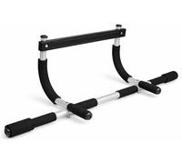 Ffitness Door Gym Steel Unisex Adulto, Negro Silver, Talla única