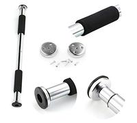 FFITNESS Door Bar 83-130, Unisex Adulto, Silver E Black, 80-130 cm