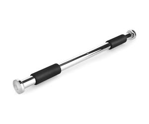 FFITNESS FSMDK822 | 1 Barra | Herramienta para dominadas de Pared a la Barra 2-Way Acero Inoxidable Body Crunch Puerta 83-130 cm Entrenamiento en suspensión bíceps tríceps pectorales Abdominales