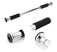 FFitness FSMDK822 | 1 Espaldera Barra Ejercicio | Herramienta multifunción para dominadas en la barra 2-Way Puerta 83 - 130 cm Chin Up Pull Up Dips Tracciones Addominales Peorales Suspensiones