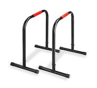 FFitness Parallele Barras paralelas, Unisex Adulto, Negro/Rojo, Talla única