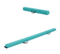 FFitness Trave Ginnastica Artistica per Casa Trave di Equilibrio Pieghevole Portatile Antiscivolo da Pavimento Allenamento Ginnastica per Adulti e Bambini (Verde)