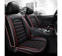 ffLilee Juegos de Cubreasientos Coche para Hyundai Tucson 2020-2025,Cuero Fundas Asiento Protector Asientos Compatible con Airbag Accesorios,Black and Red