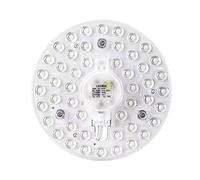 FfOcco Panel de luz Led de 220V, Anillo Redondo, círculo, Tablero de luz Led, Panel de 12W, 18W, 24W, 36W, 72W for lámparas de módulo Led de Repuesto de luz de Techo (Color : Basic 18W)