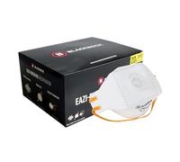 FFP2 Mascarilla facial 20 unidades - Mascarilla desechable plegable con certificación EN149 CE - Filtro de 3 capas contra partículas en suspensión en el aire