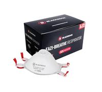 FFP3 Mascarilla Pk 5 - Respirador moldeado desechable - Certificado CE EN149 - Filtrado avanzado de 3 capas de partículas, vapores y humos - Válvula de exhalación