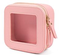 FFpaw Bolsa de maquillaje transparente, pequeña bolsa de maquillaje aprobada por la TSA, bolsa de viaje para cosméticos, bolsa de maquillaje, bolsa organizadora de maquillaje, artículos esenciales